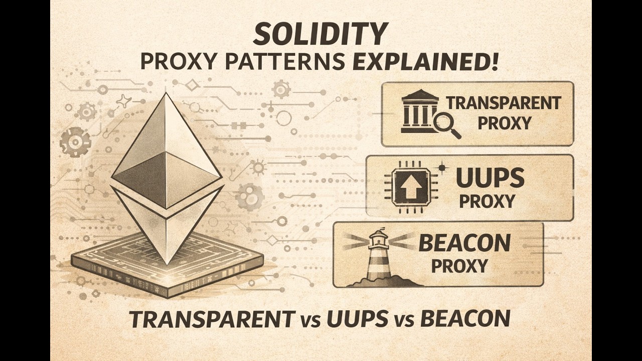 Solidity Proxy Patterns Explained: UUPS vs Transparent vs Beacon (Upgradable Smart Contracts)