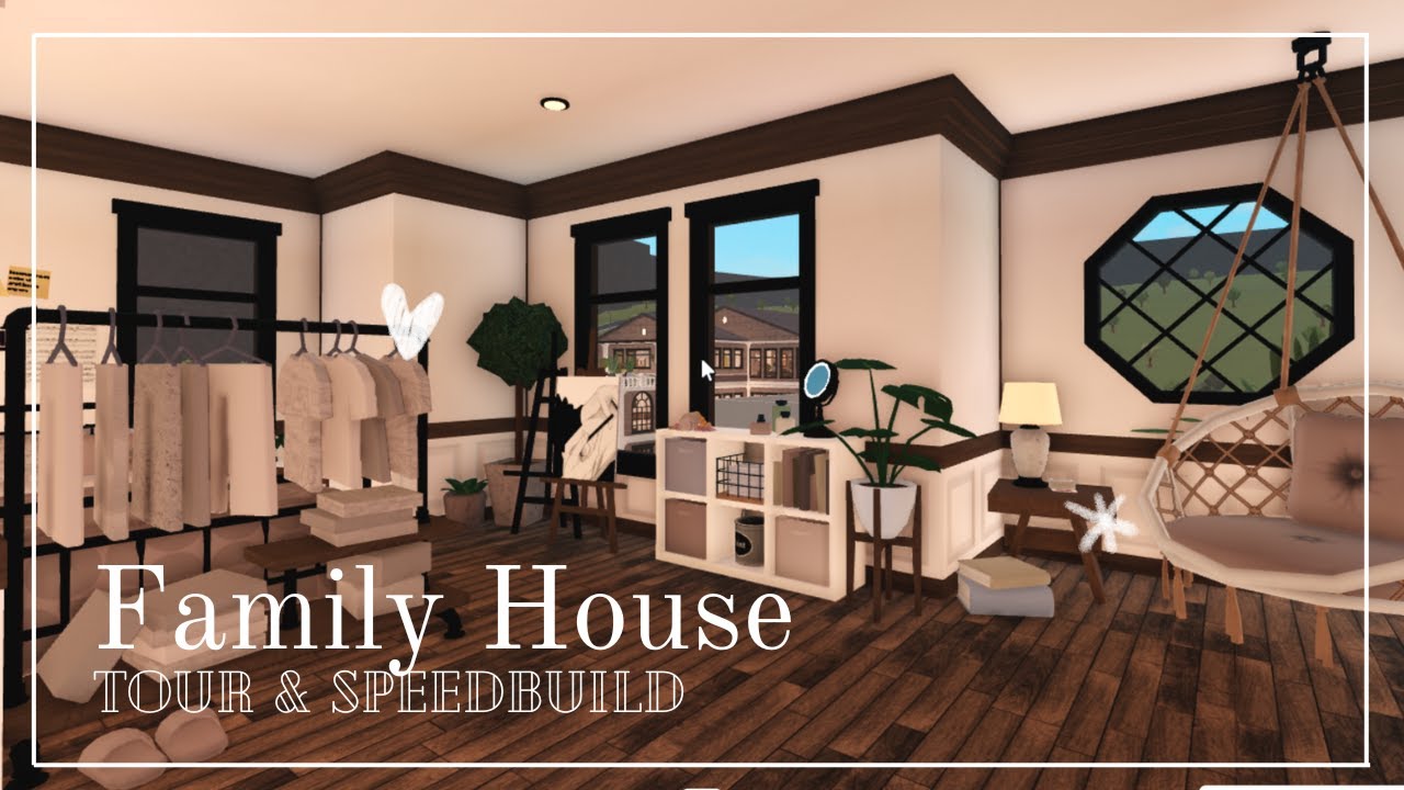 Family House | 3 Storey | 5 bedroom | Tour & Speedbuild | Bloxburg Town Build