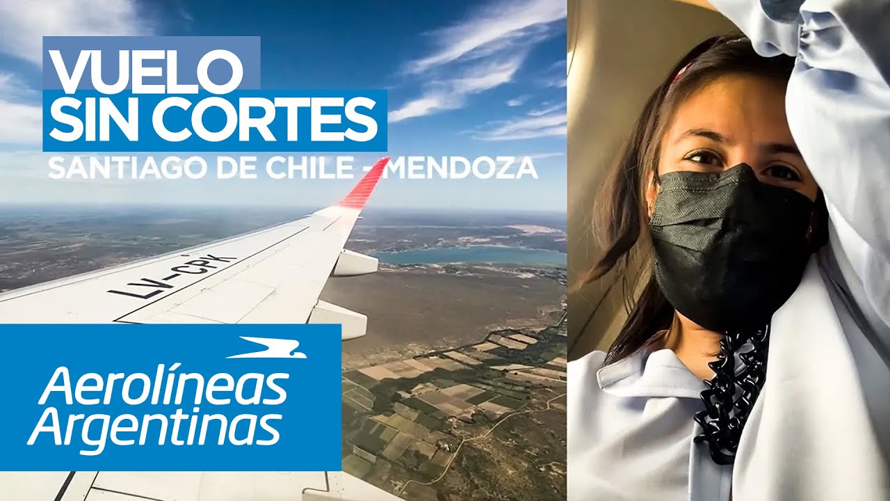 VUELO GRABADO SIN CORTES ✈️ DESDE SANTIAGO DE CHILE 🇨🇱 HACIA MENDOZA 🇦🇷 EN UN EMBRAER E190