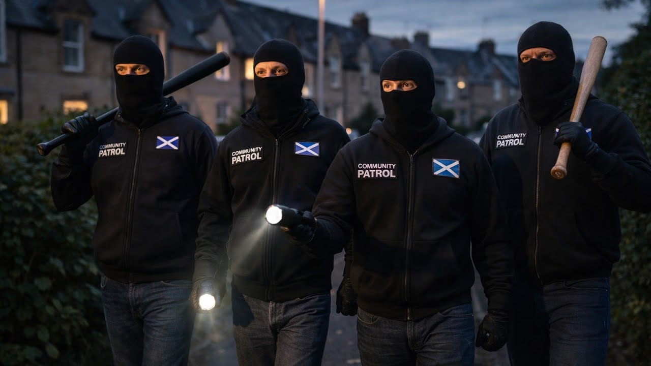 Scottish vigilantes patrol city centre at night 
