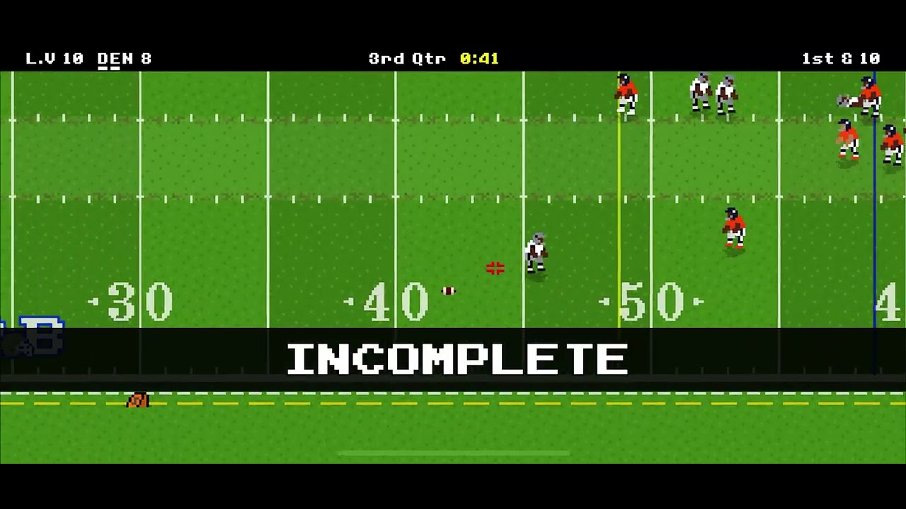 Retro Bowl -NFL-  /12-1 Record/
