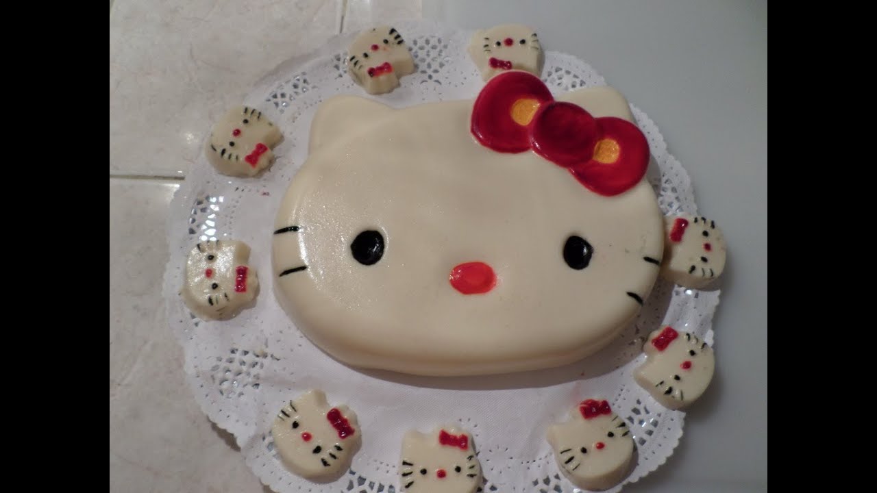 Gelatina Piña Colada Kitty