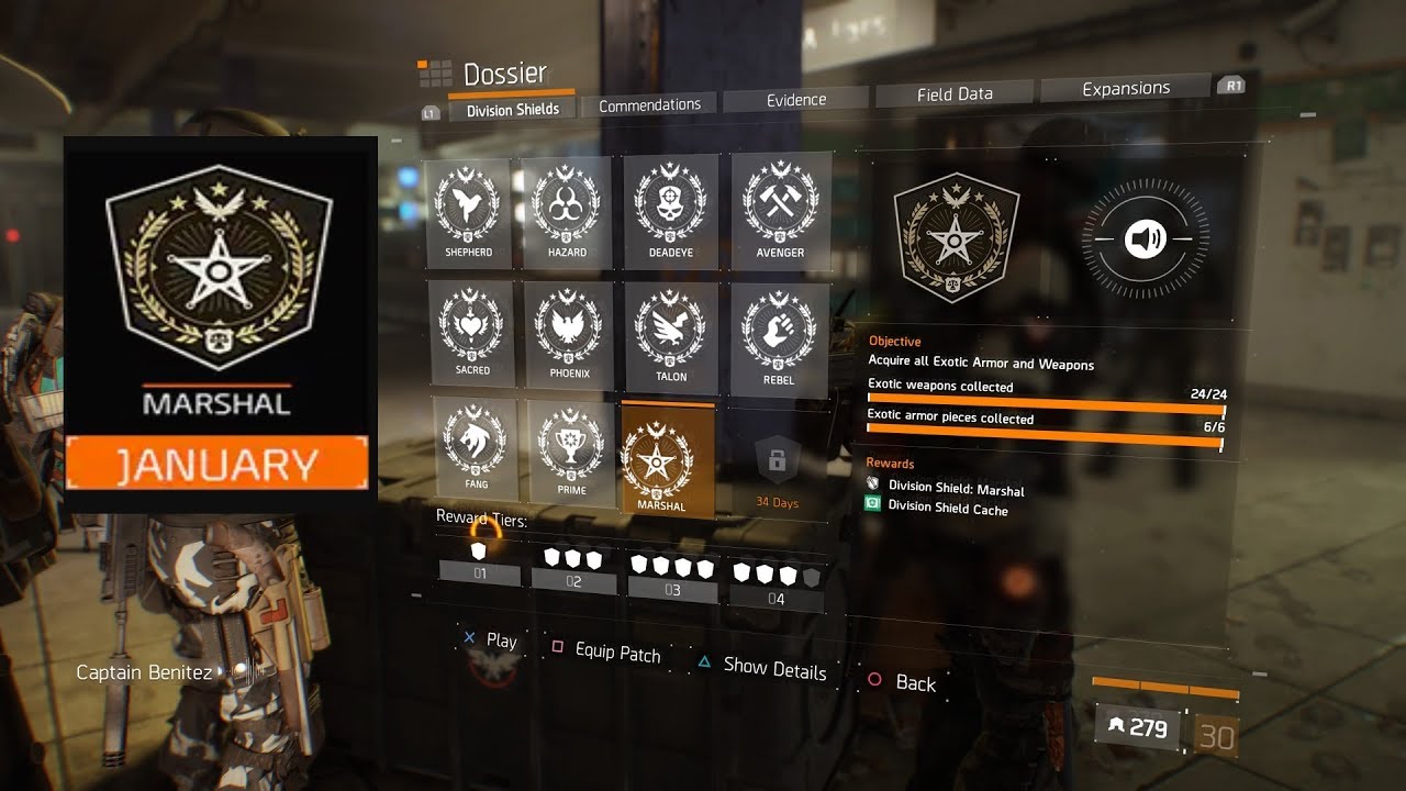 The Division Shield - Marshal - All Exotics