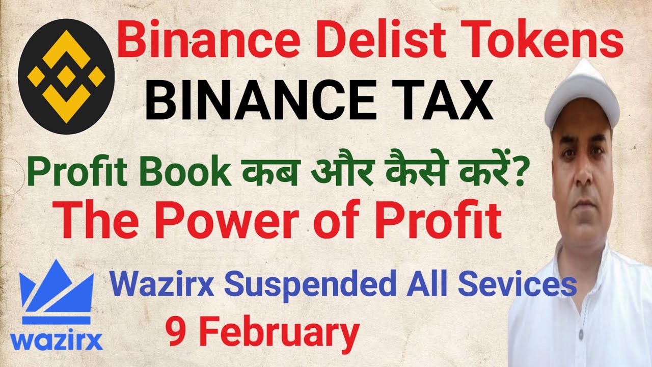Binance TAX || The Power Of Profit Booking || Wazirx || LUNC || Earn with Rohitash
