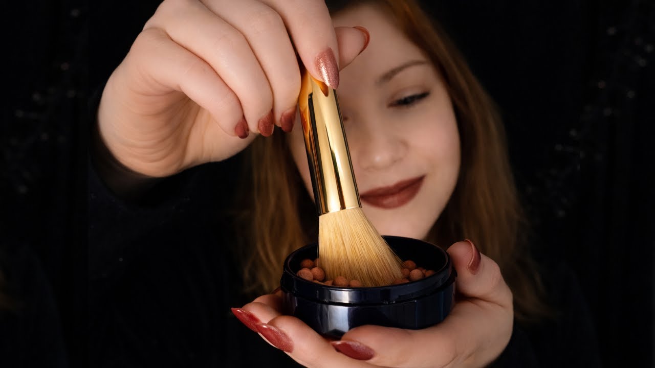 ASMR ~ Doing Your Makeup (personal attention, layered sounds, pampering)