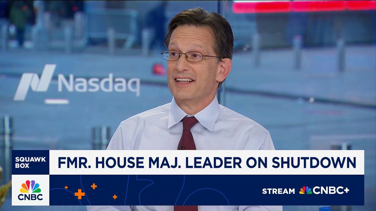 Eric Cantor on shutdown: The Democrats have become emboldened after Tuesday's election results