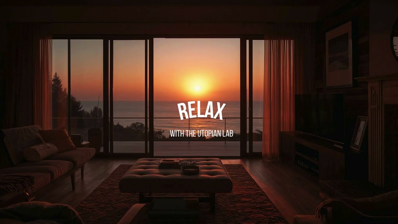 Golden Hour: 1 Hour of Sunset Chill Music with Cozy Living Room Vibes | The Utopian Lab