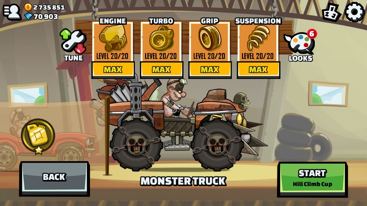 Survivor BUNDLE Monster Truck # New Update # Hill Climb Racing 2