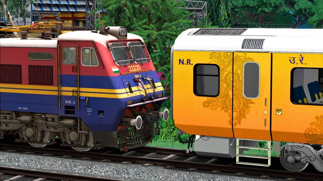 WAP4 SHUNTING TEJAS AC EXPRESS | BUMPY RAILROAD | Train Simulator | Railworks | NTG GAMING
