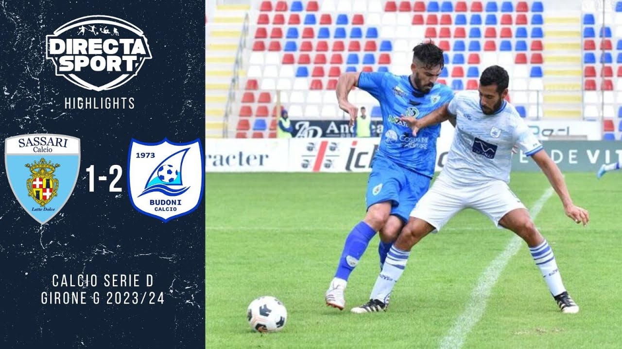 Calcio Serie D Gir. G 2023-2024 - Budoni-Sassari Latte Dolce (2-1)