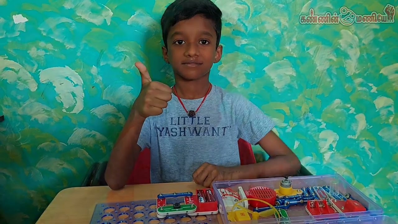 Electronics Project-1|LED|DC Motor Fan Project Using SNAP CIRCUITS