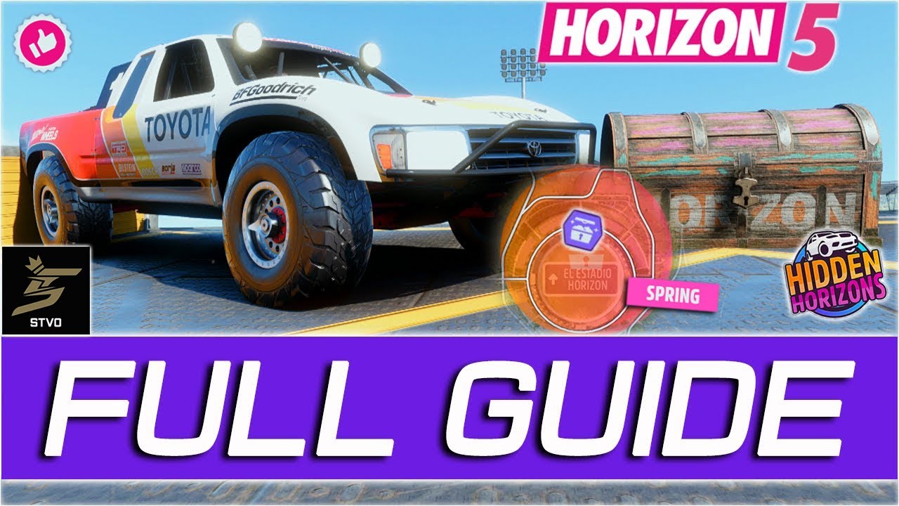Forza Horizon 5 TREASURE HUNT PAST THE UNLIMITED FH5 Treasure Hunt Chest (Spring Festival Playlist)