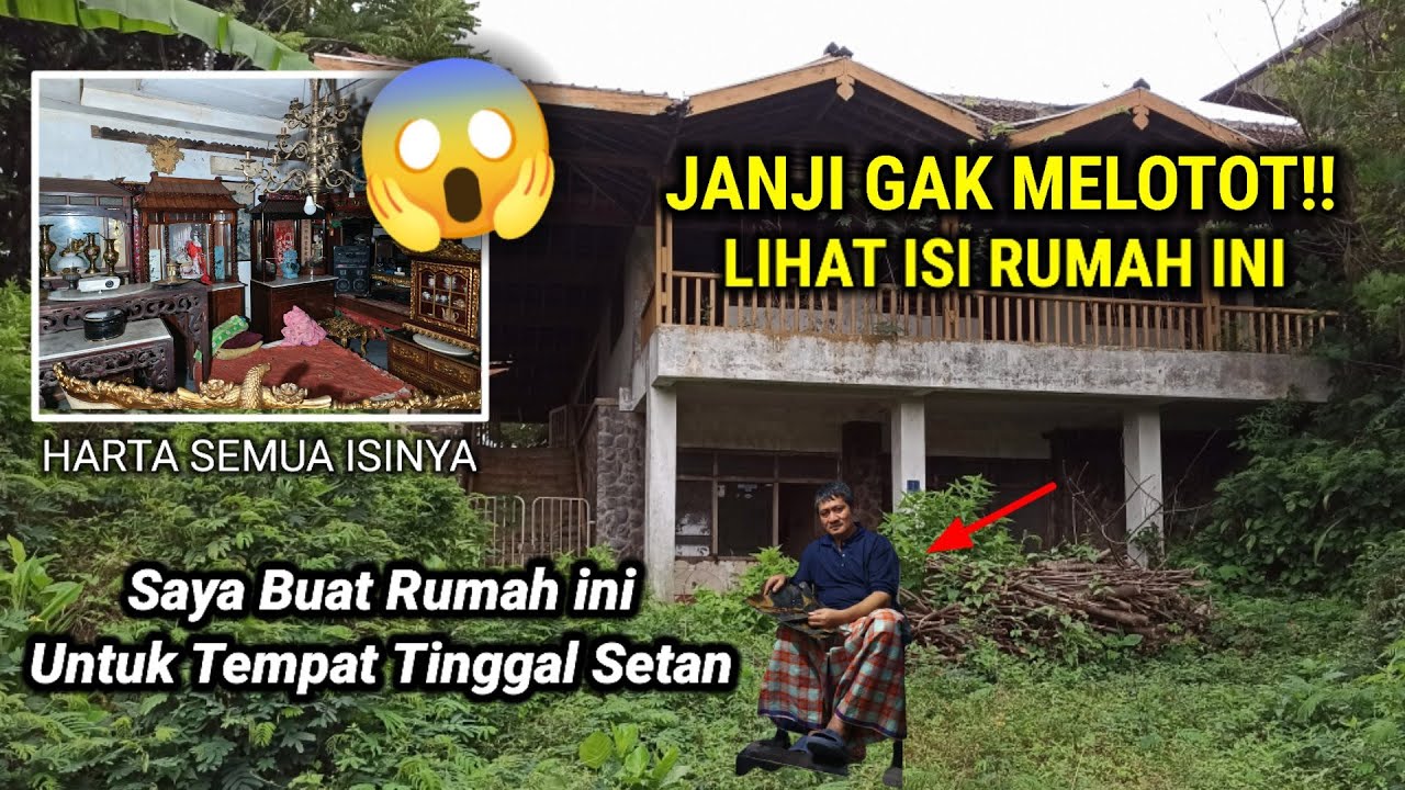 OH MY GOD..!! BERANI BANGET MILYARDER KAYA PILIH TINGGAL SENDIRI DI RUMAH HANTU CIREBON