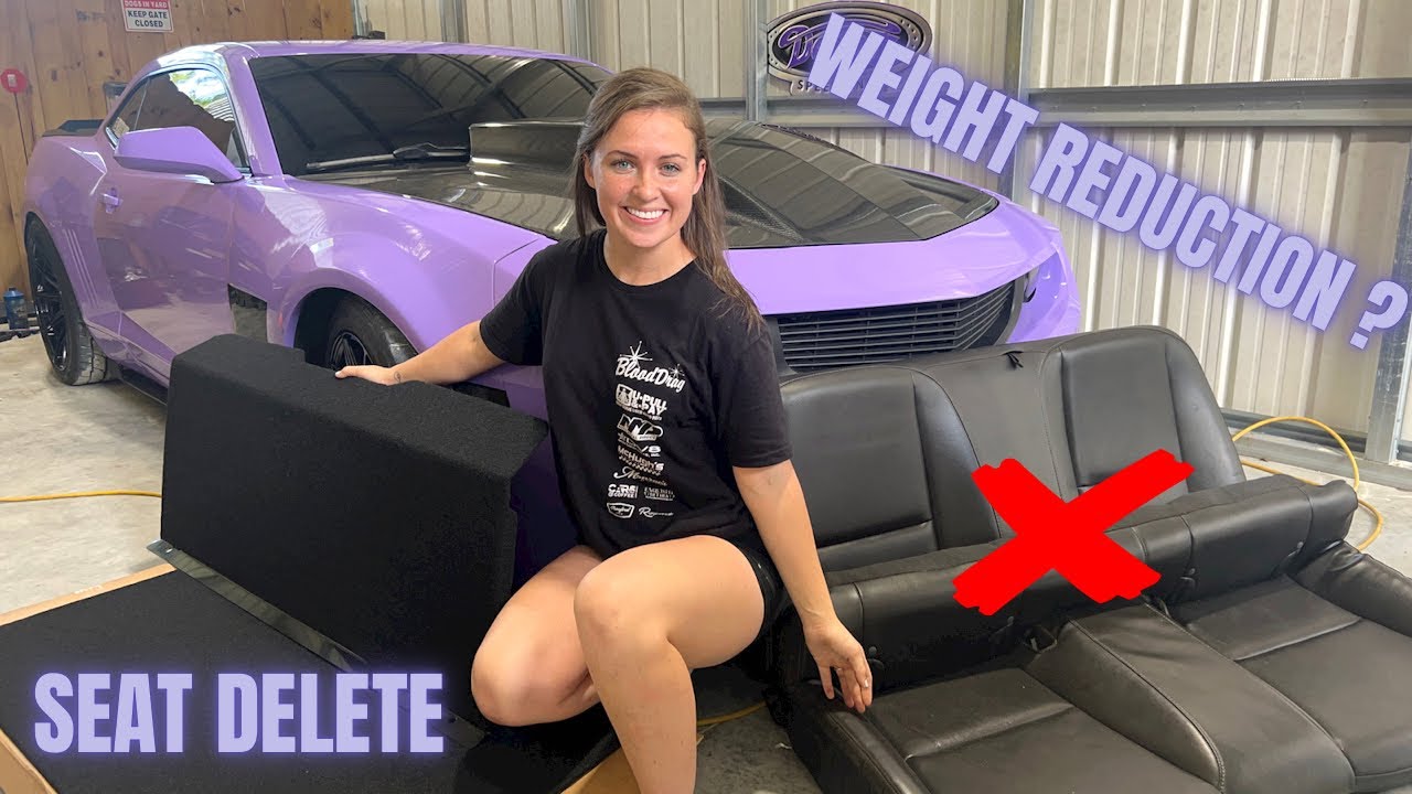 SEAT DELETE on 5th gen CAMARO
