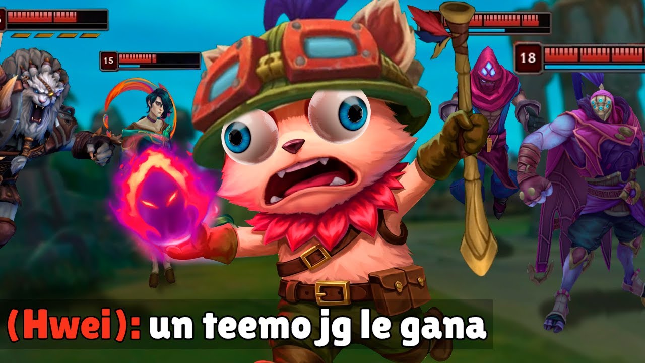 ¡SOLO ME QUIEREN M4T4R a MI! por TILTEARLOS con TEEMO JUNGLA😱