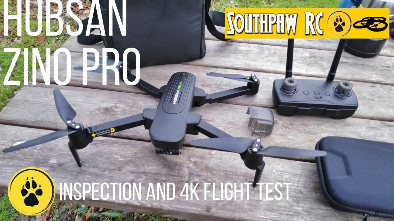 Hubsan Zino Pro First Flight 4K Video Test