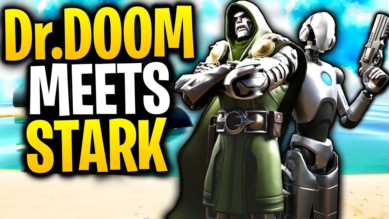 What Happens When BOSS DR. DOOM Meets STARK ROBOTS? | Fortnite Mythbusters!
