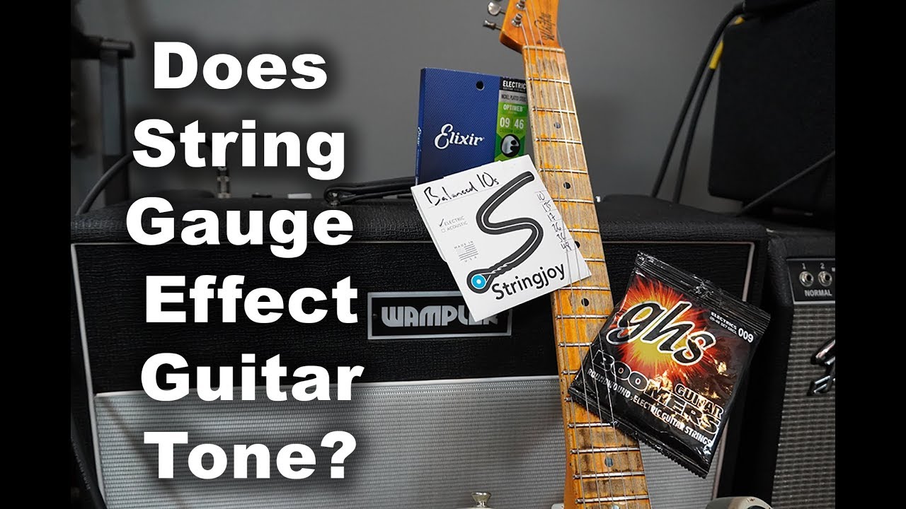 Does string gauge effect guitar tone? Or is it a myth? Part 2