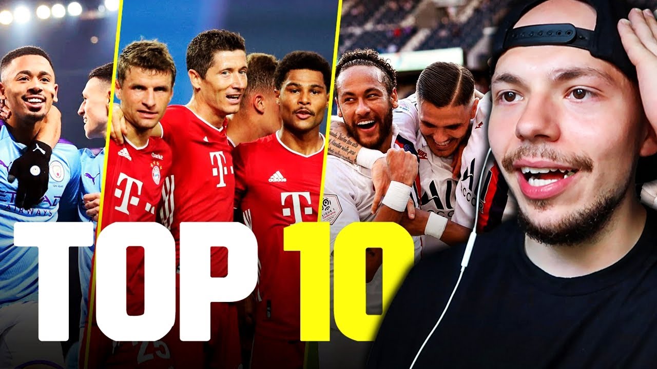 Top 10 Fu&szlig;ball Mannschaften in 2020 mit den meisten geschossenen Toren