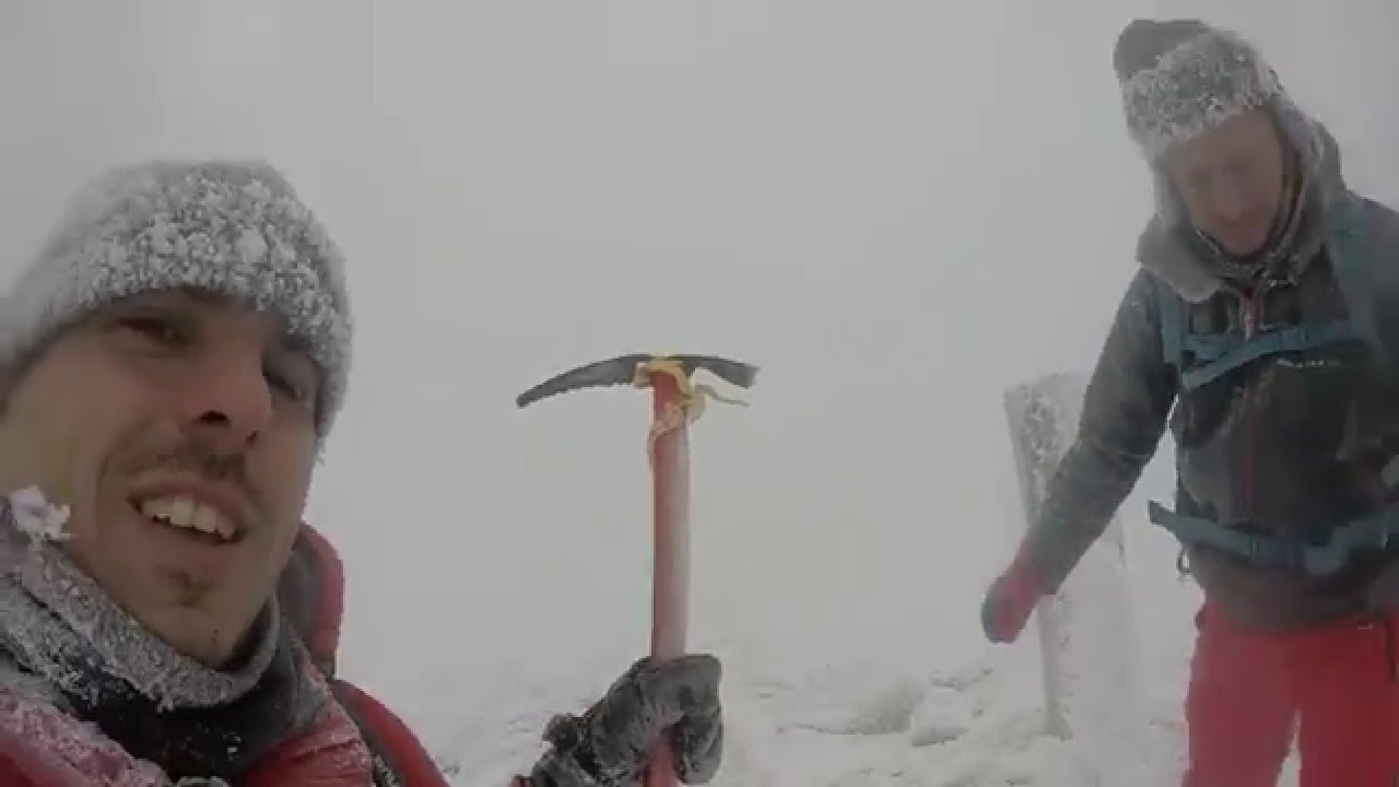 Subida peñalara invierno GoPro