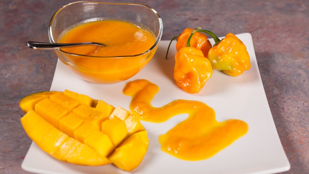 Cómo hacer Salsa de Mango Habanero, facíl, paso a paso, y en casa | Diana's Kitchen