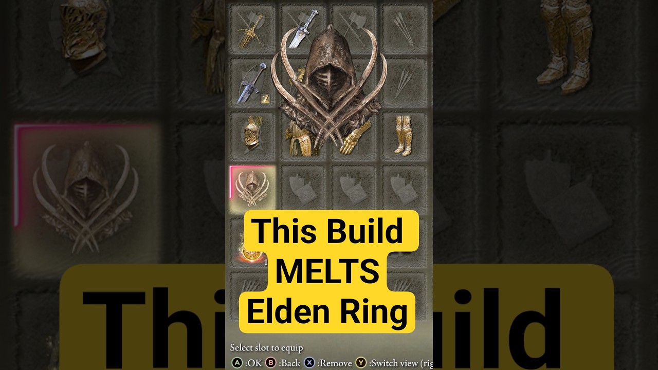 The HIDDEN OP BUILD #eldenring #gaming #darksouls