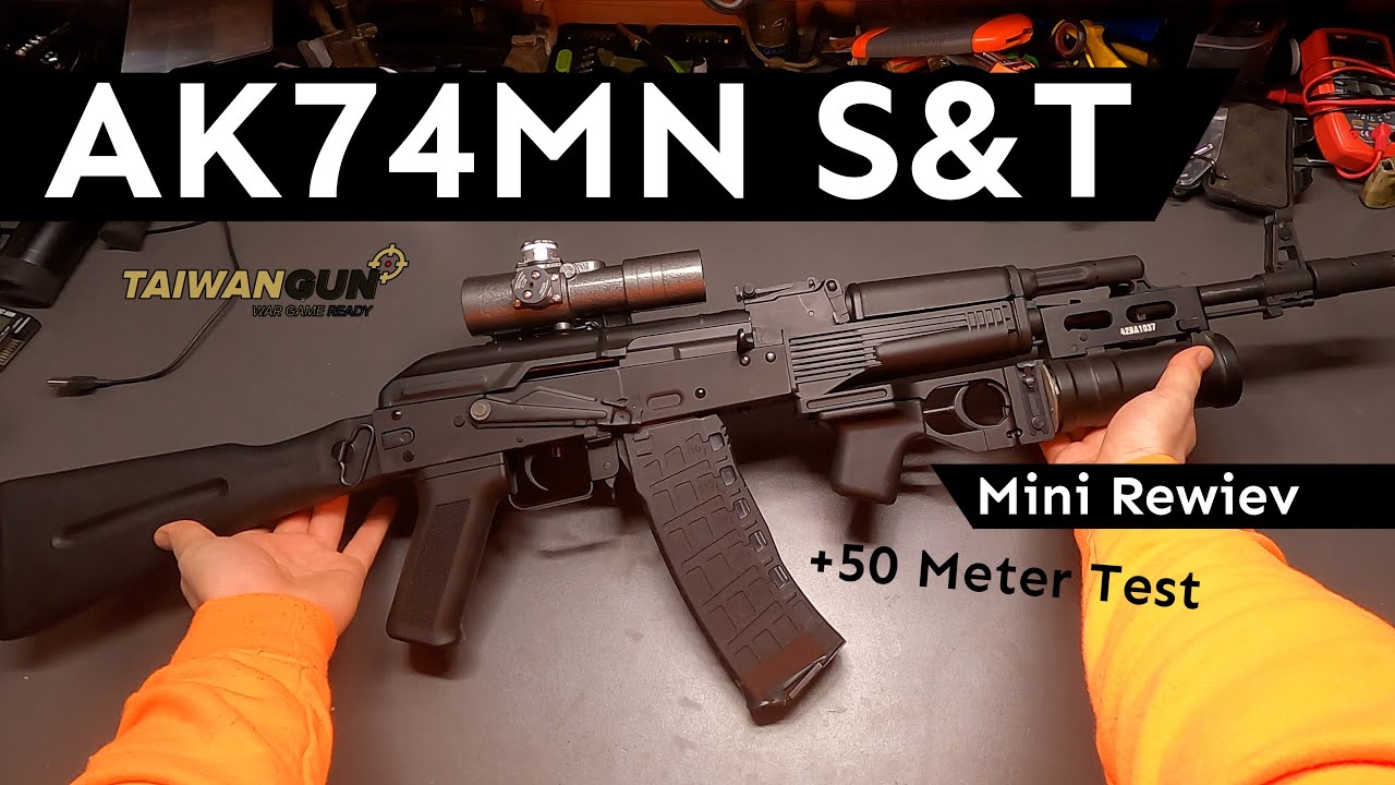 AK-74MN Sports Line - STAEG112 [S&T] | Mini Review and 50m Test [4K]
