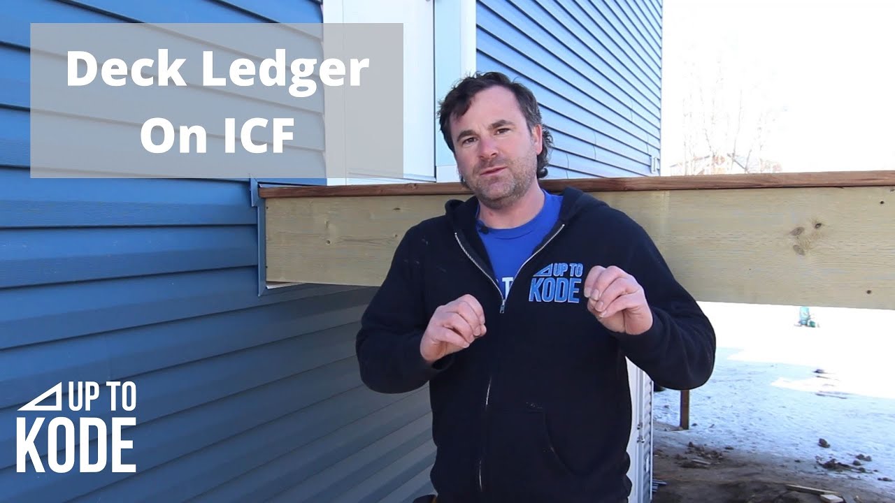 Как установить палубную балку на ICF
