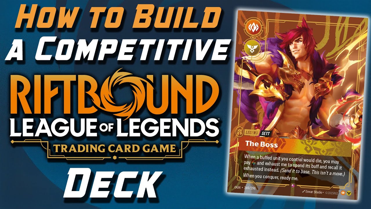 COMPETITIVE DECKLIST FORMULA! Building a RIFTBOUND Deck 101!