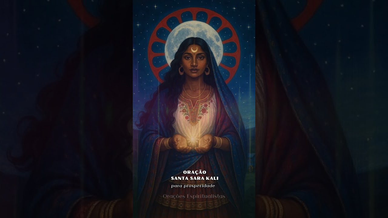 PROSPERIDADE DE SANTA SARA KALI ✨🙏🌹💙 #ora&ccedil;&atilde;o #santasarakali #espiritualidade #prosperidade #umbanda