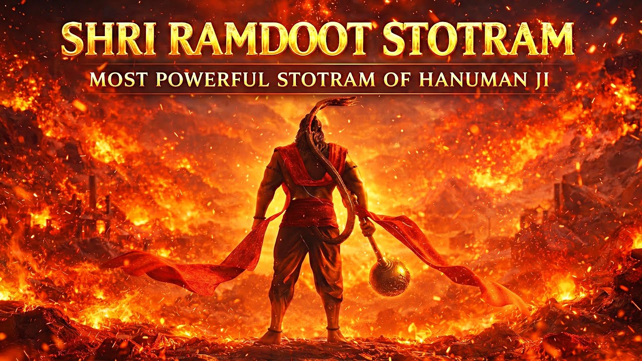 Shri Ramdoot Stotram | Powerful Hanuman Stotra | Bhakti Song | Spiritual Energy Mantra | Brahmaswar