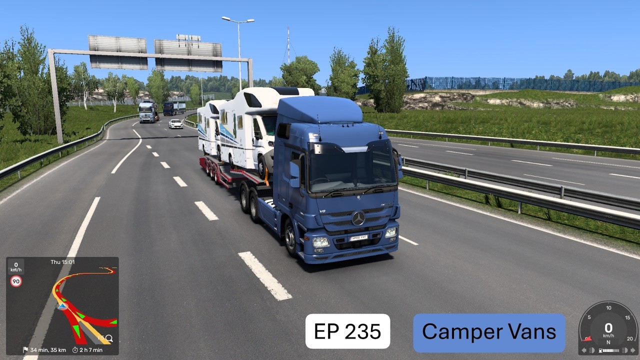Euro Truck Simulator 2 Camper Vans l EP 235 | GP Gaming World