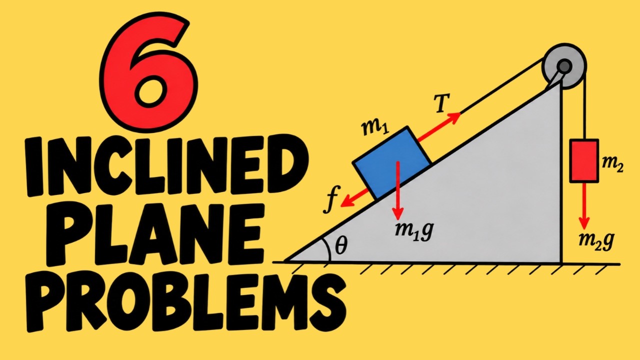 6 Inclined Plane Problems You MUST Know for AP Physics 1