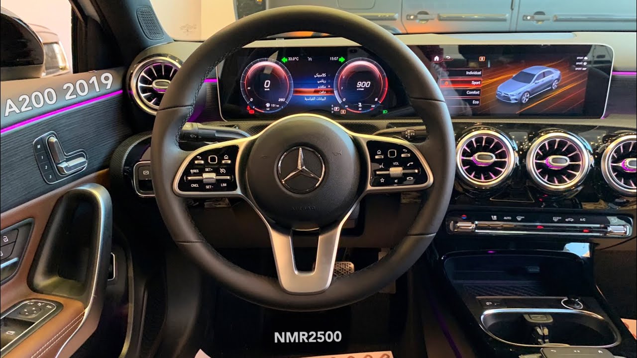 مرسيدس 2019 A200 سيدان الشكل الجديد وصلت الرياض عصريه وتقنيات جديده