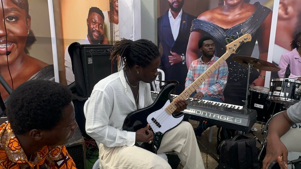Quame Gyedu, Felix, Yarwood and more musicians storm at Prophet OO MANUEL’s Wedding to Jam 🔥🔥