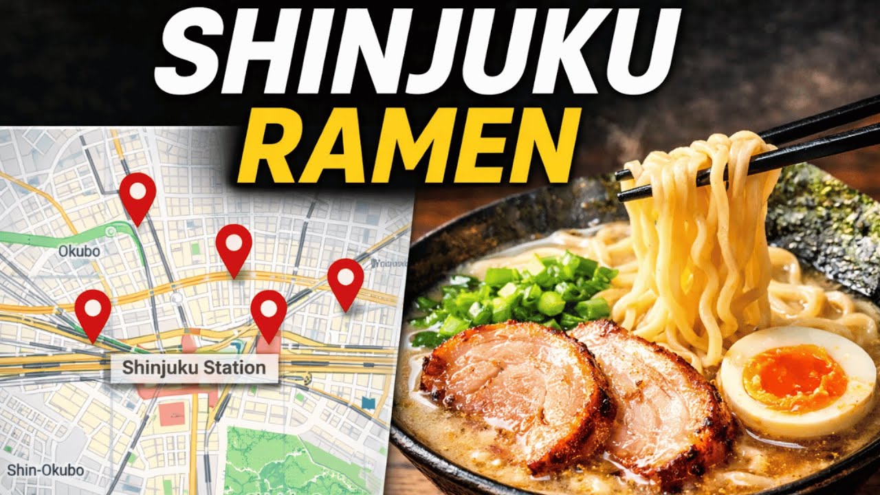 Finding Ramen in Shinjuku Using Google Maps