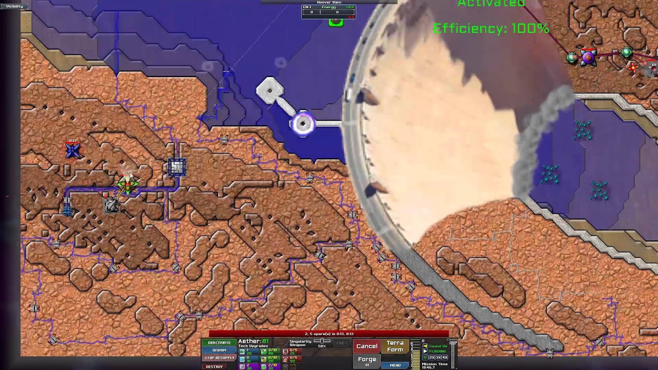 Creeper World 3 - Custom Map: Hoover Dam