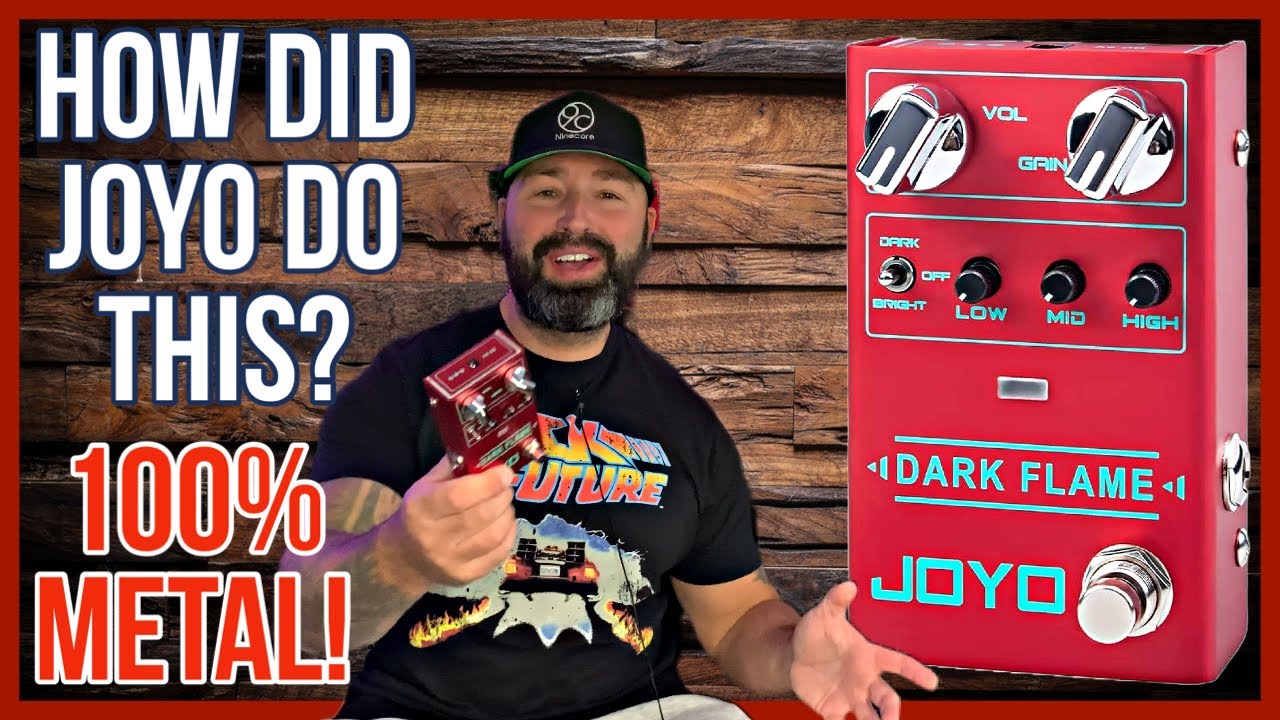 AMAZING METAL PEDAL FROM JOYO - JOYO DARK FLAME DISTORTION - YOU CAN AFFORD TO BUY THIS £42.00
