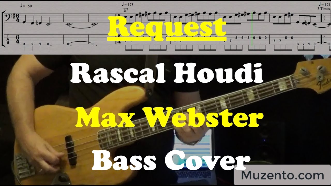 Rascal Houdi - Max Webster - Bass Cover - Request