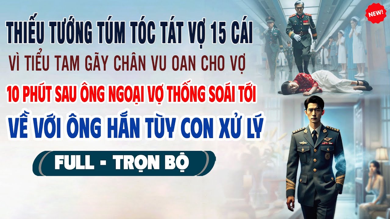 💖Truyện Ngôn Tình THIẾU TƯỚNG TÚM TÓC TÁT VỢ 15 CÁI VÌ TIỂU TAM GÃY CHÂN VU OAN CHO VỢ 10P Sau LyHôn