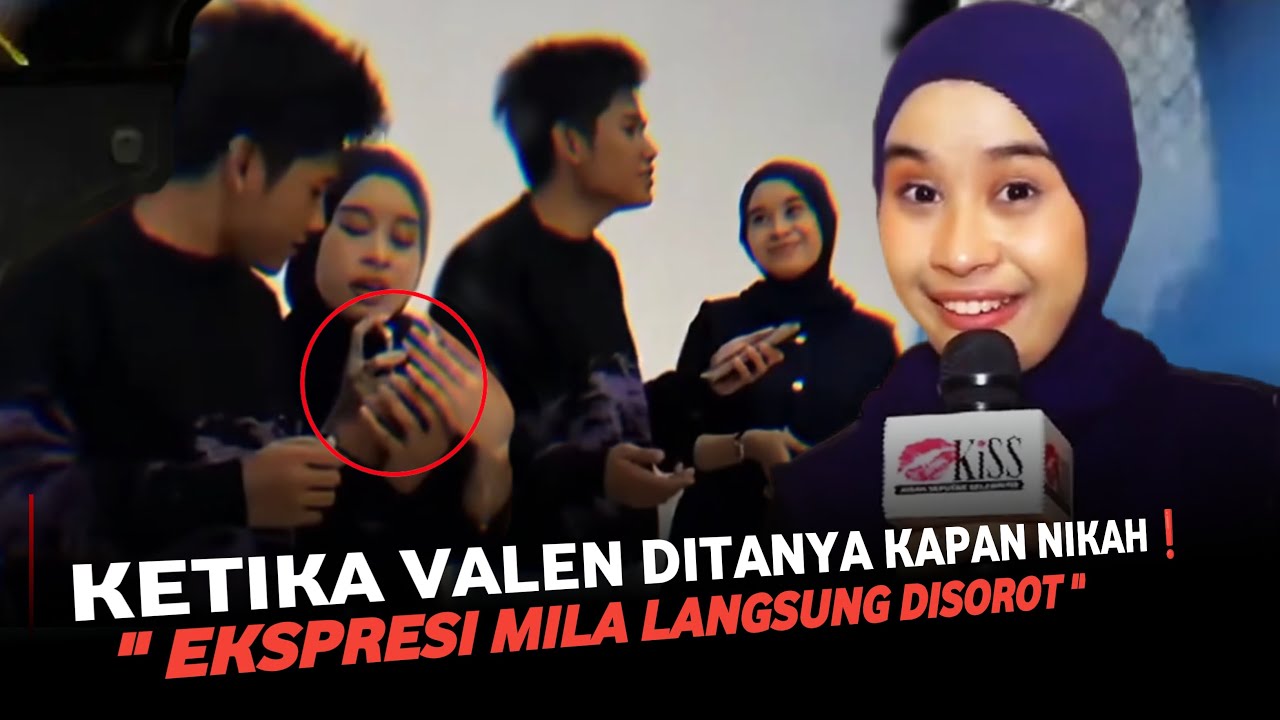 Makin bucin Detik detik Valen dan Mila gercap beri jawaban saat ditanya kapan Menikah