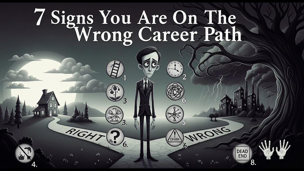 7 Signs You Are On The Wrong Career Path | #animation #selfimprovement #masteringdiscipline