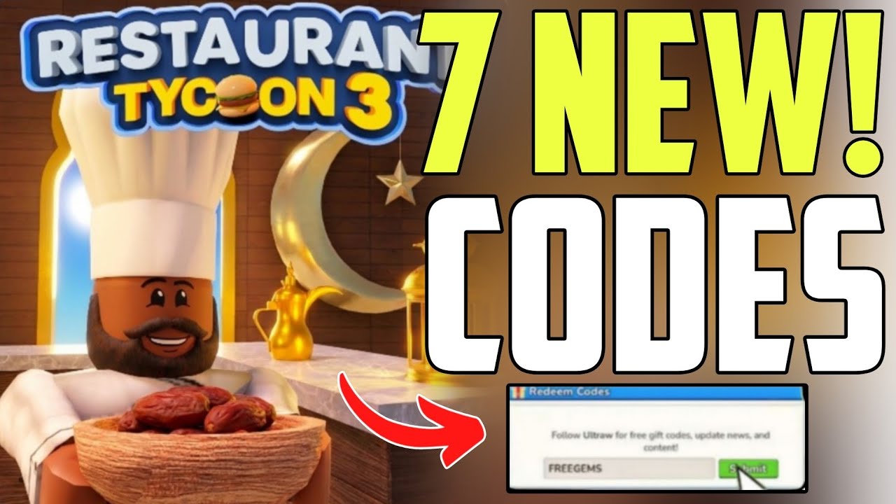⚠️НОВОЕ!! Обновление⚠️ КОДЫ ДЛЯ RESTAURANT TYCOON 3 В ROBLOX 2026 - КОДЫ ДЛЯ RESTAURANT TYCOON 3