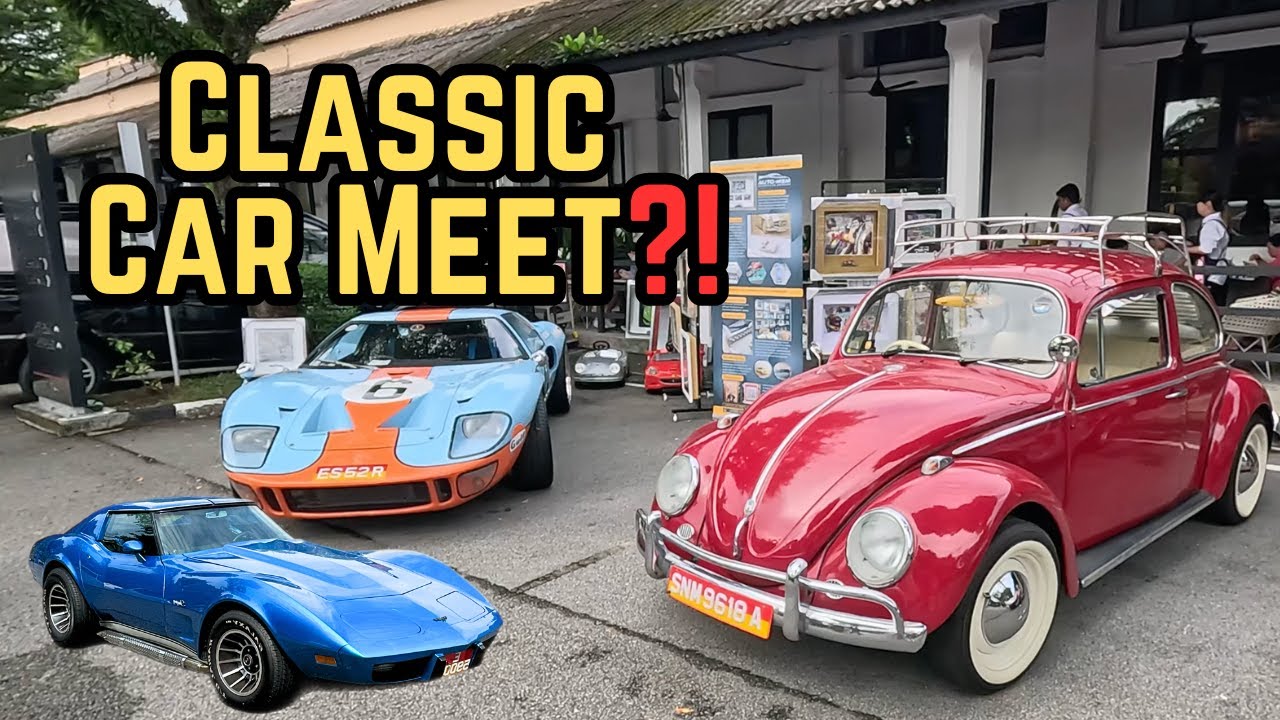 My FIRST ever classic car meet in Singapore?! | Dempsey Hill, Singapore