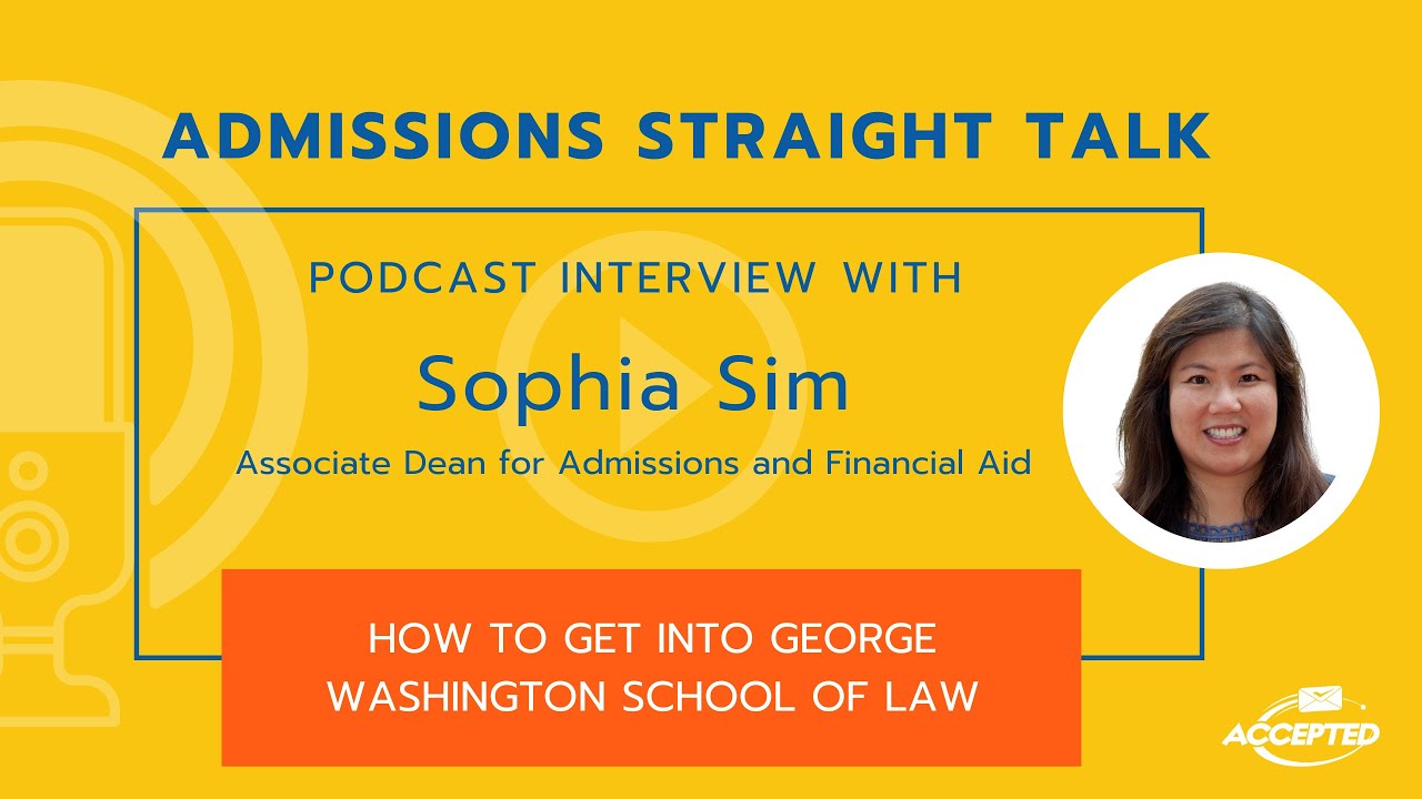 How to Get Into George Washington School of Law