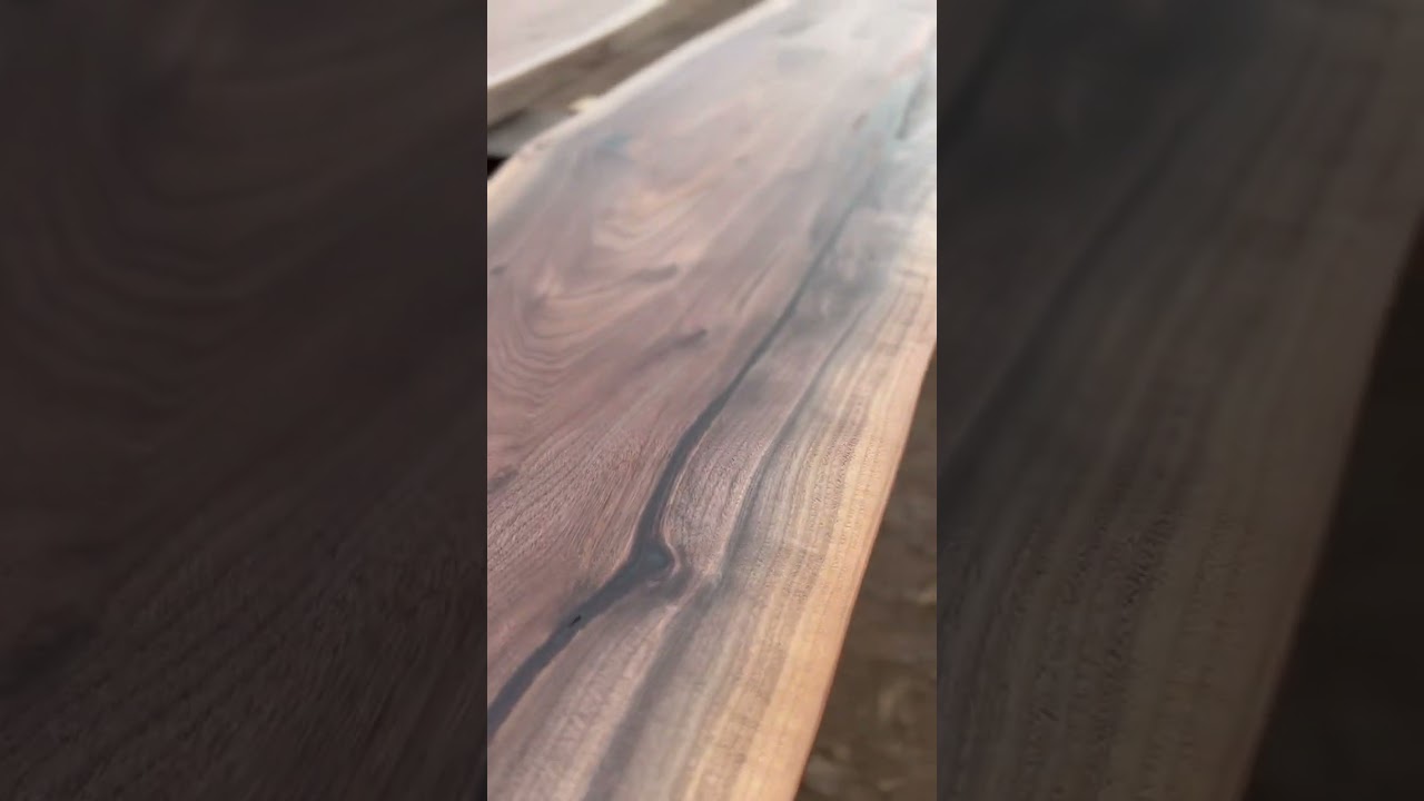Creating a Stunning Black Walnut Slab: From Tree to Table
