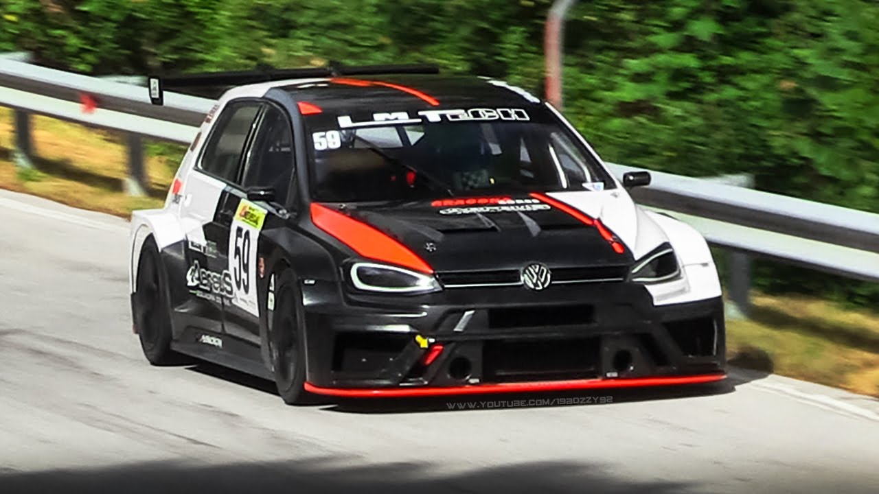 Volkswagen Golf 7 R w/ 2.5L Audi TFSI 5-Cylinder Engine - New Hillclimb 4WD Monster in Action!