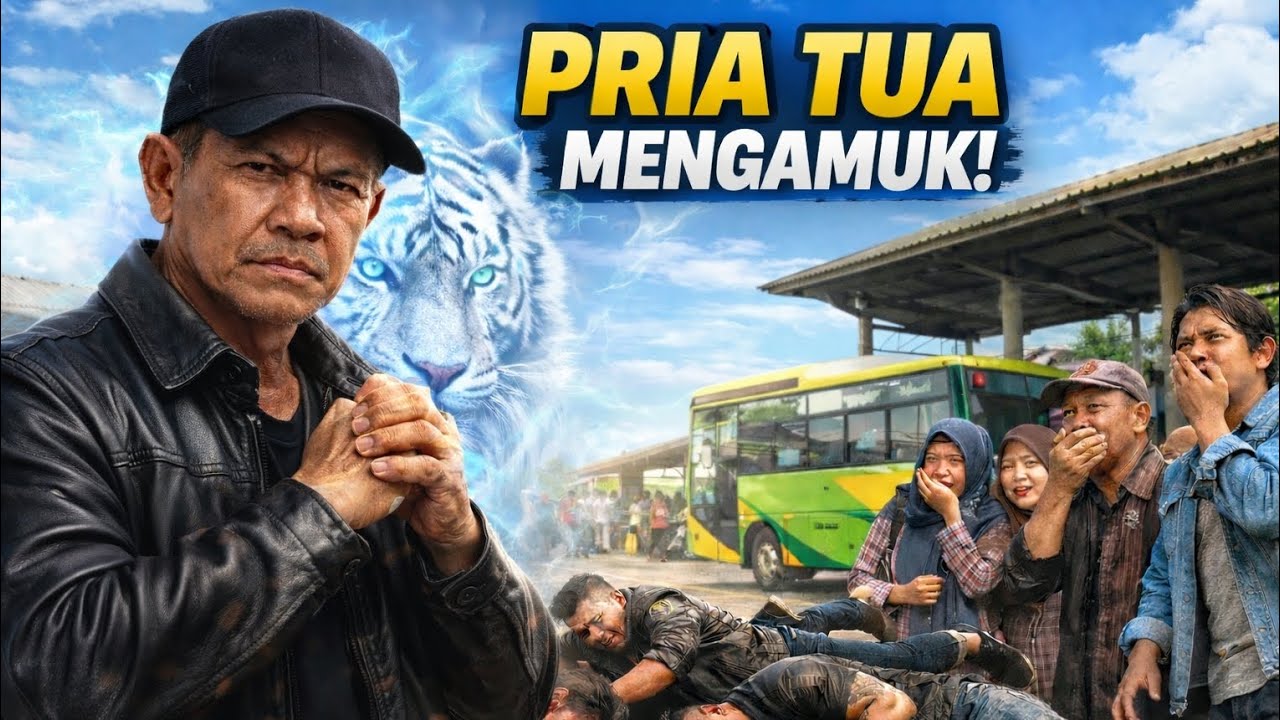 Kesabaran Pria Tua Ini Habis! Keluarkan Warisan Harimau Putih, Preman Menjerit Bergelimpangan