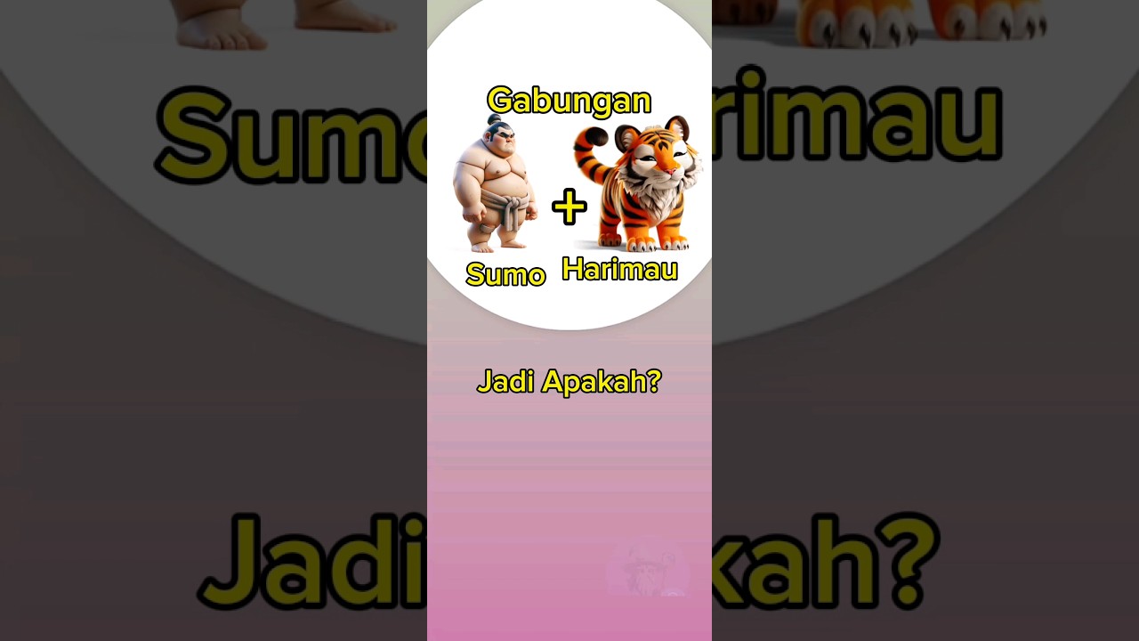 Gabungan Sumo dan Harimau #animash #animasi #games