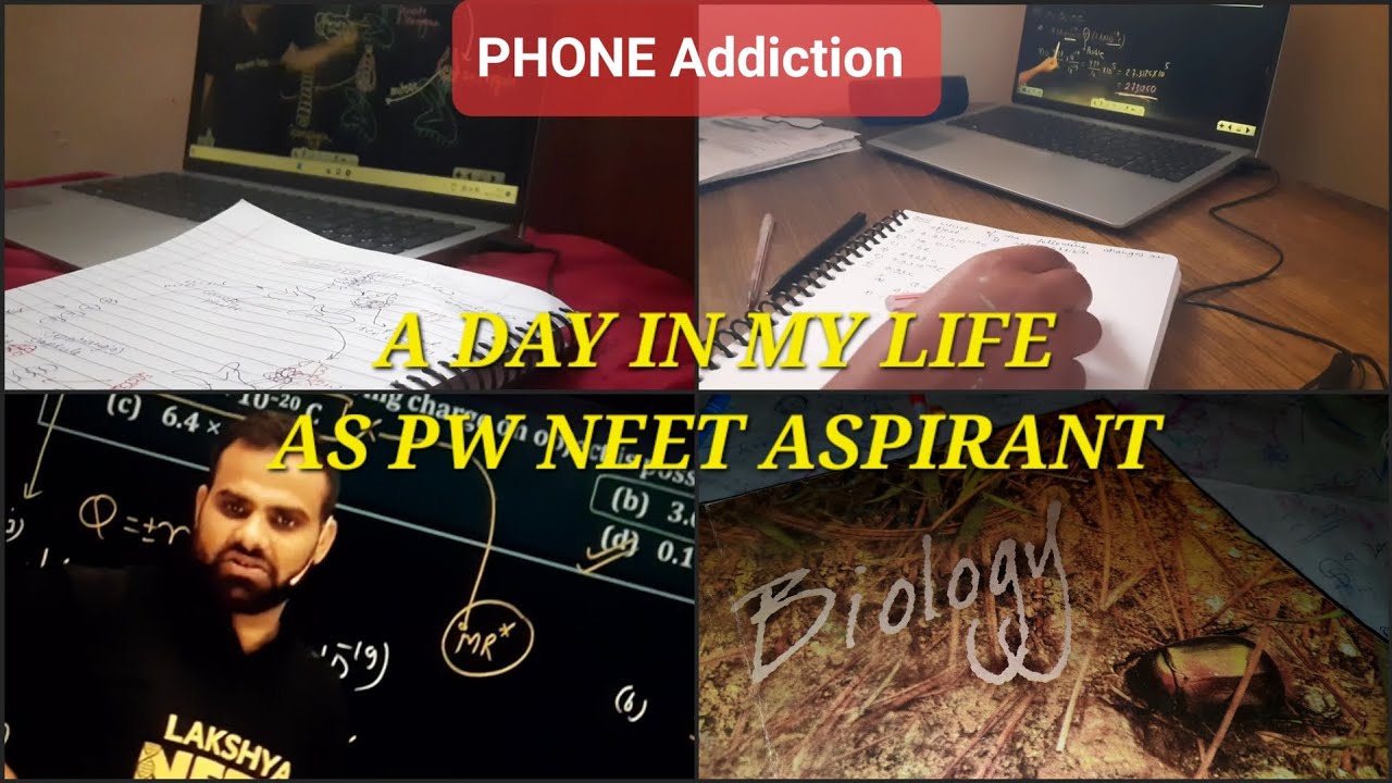 Study VLOG neet aspirants 2024 | A DAY IN MY LIFE #pw #studyvlog #motivation